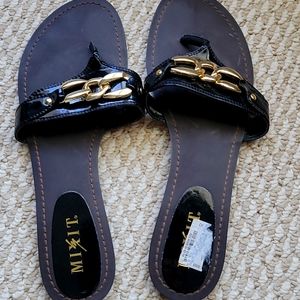 Mix it Sandals, black, size 11
